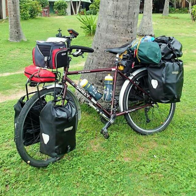 long distance touring bicycle