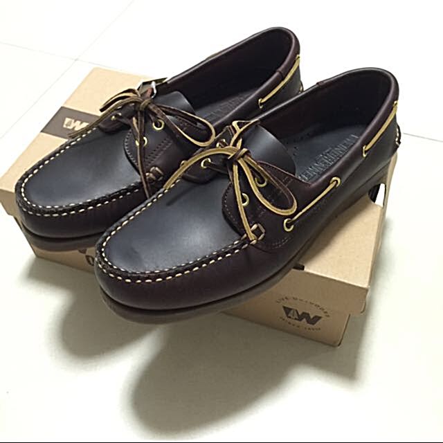 Weinbrenner Boat Shoe leather Leathers Dark Brown