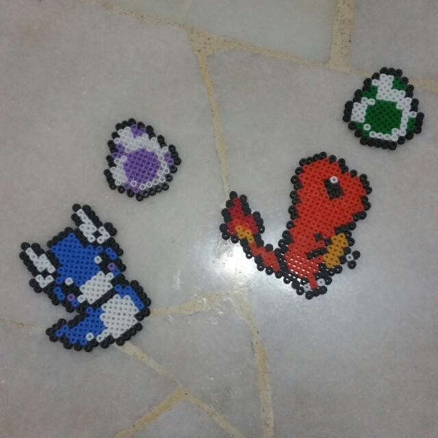 2 50 To 5 00 Pokemon Pyssla Beads Charmander Dratini Egg Design Craft Handmade Craft On Carousell Charmander is a fire pokémon given as a kanto starter, found wild in kanto, and bred from charmander, charmeleon, or charizard in pokemmo. 2 50 to 5 00 pokemon pyssla beads charmander dratini egg