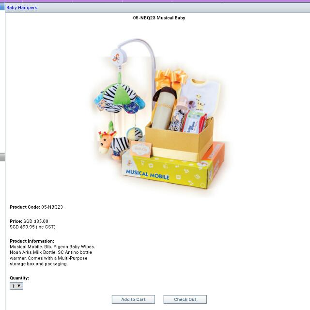 hazel florist baby hamper