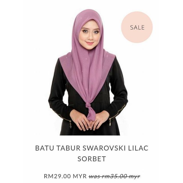 Batu Tabur Swarovski By Kekaboo Muslimah Fashion On Carousell