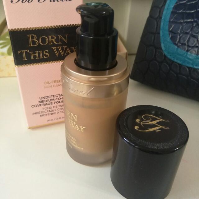 Born This Way Too Faced Foundation Natural Beige Health Beauty Makeup On Carousell