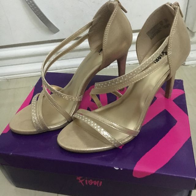 gold heels payless
