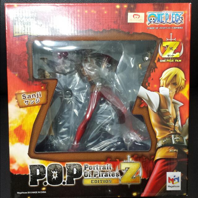 Megahouse One Piece Pop Film Z Sanji Toys Games Bricks