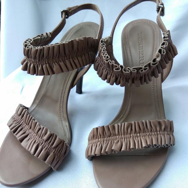 burberry print heels