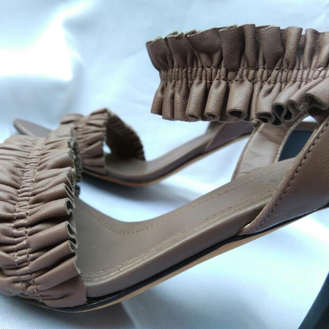 burberry print heels