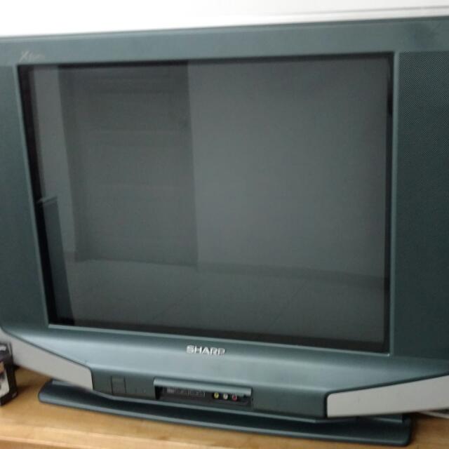 Sharp 29" CRT TV, TV & Home Appliances, TV & Entertainment, TV on Carousell