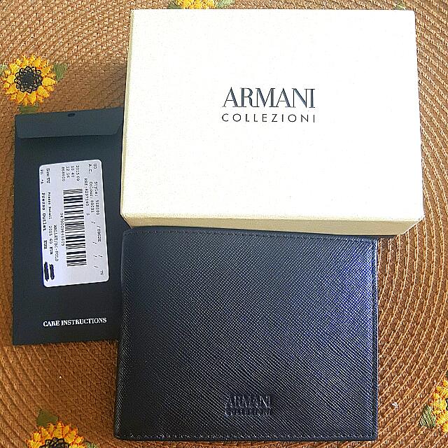 Armani collezioni wallet hot sale