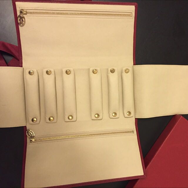 Cartier top jewelry pouch