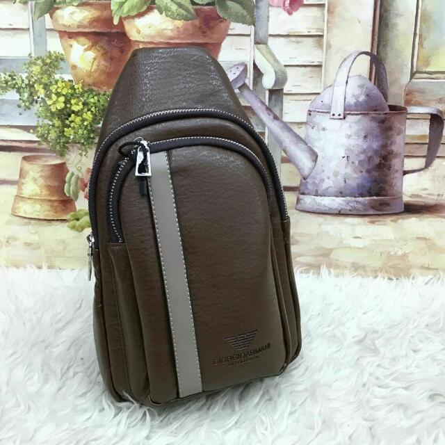 armani chest bag