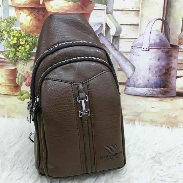 armani chest bag
