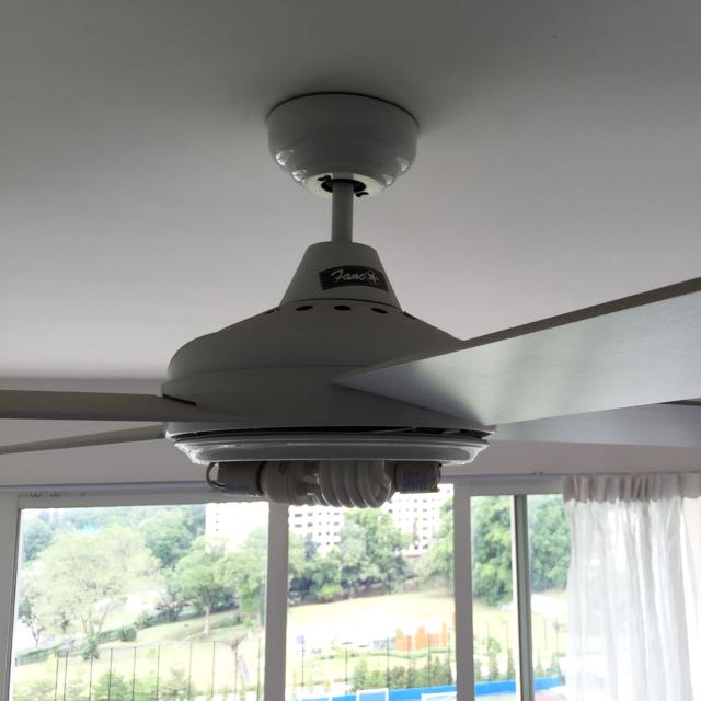 Fanco Ceiling Fan with Light and RC for Spare Parts Replacement, Furniture & Home Living, Home