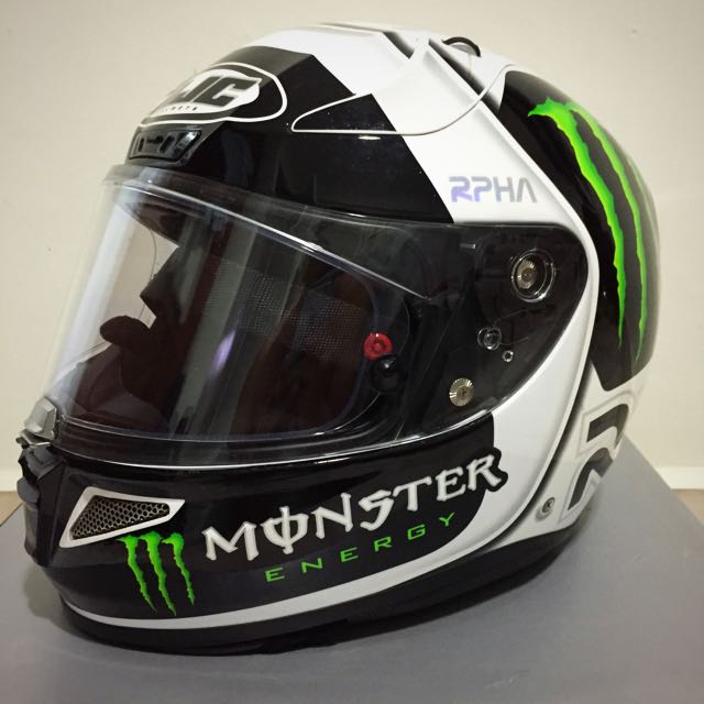 Hjc Rpha 11 Jorge Lorenzo Spaceman Helmet Car Accessories On Carousell