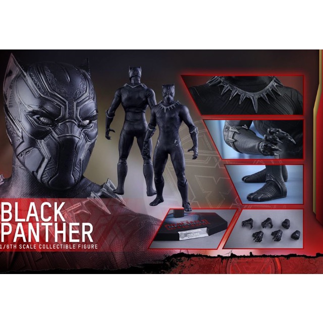 In Stock Hot Toys Mms363 Captain America Civil War Black Panther Toys Games Bricks Figurines On Carousell