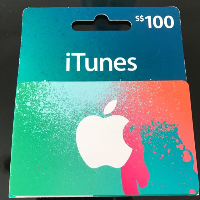 iTunes Gift Card SGD$100, Tickets & Vouchers, Vouchers on Carousell