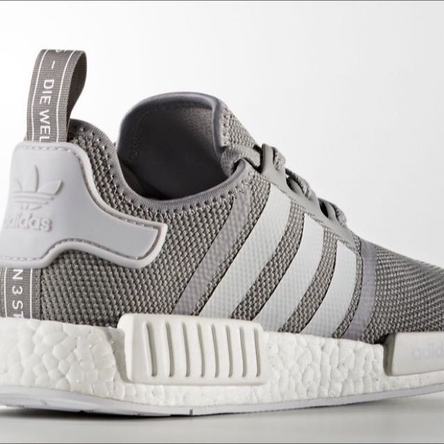 nmd r1 grey black