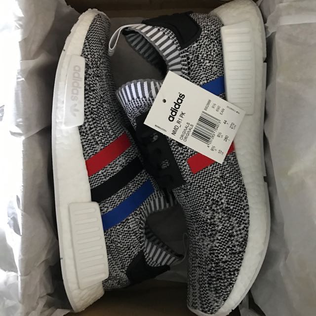 nmd tricolor white