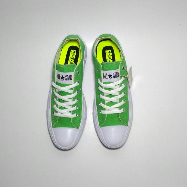 Sepatu Converse Chuck Taylor Ll Ox Jungle Green Allstar Woman Olshop Fashion Olshop Wanita Di Carousell