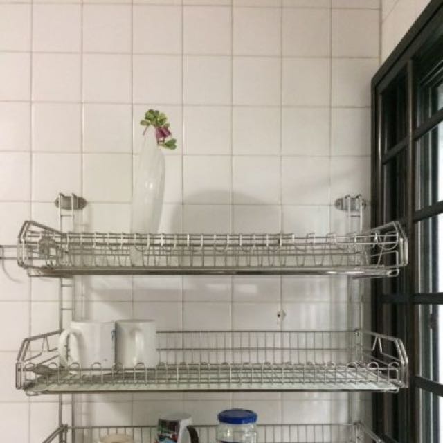 TagPin Dish Rack TV Home Appliances Kitchen Appliances Other Kitchen Appliances on Carousell