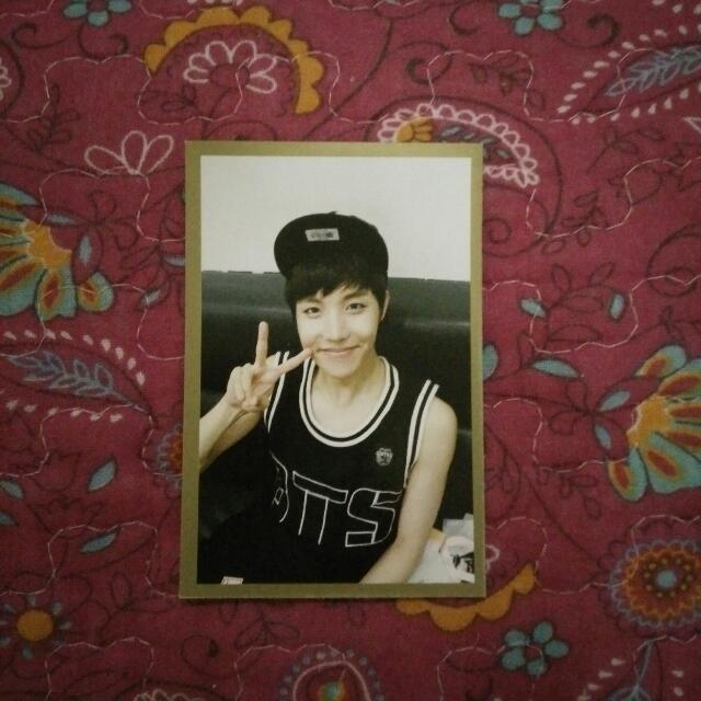 [WTS]BTS Bangtan Boys 2014 OFFICIAL FANCLUB MD Diary JHOPE (JUNG HO SEOK)  PHOTO CARD