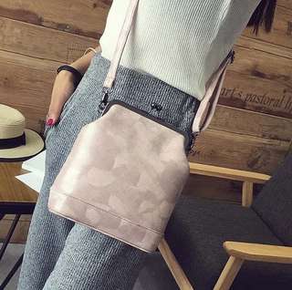 NS7735 Pink, Gray - Tas Kantor, Tas Pesta - Sling Bag, Tas Selempang - Tas Wanita Murah - Tas Import