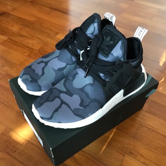 Adidas NMD XR1 Duck camo Black Men s Fashion Footwear Sneakers on Carousell