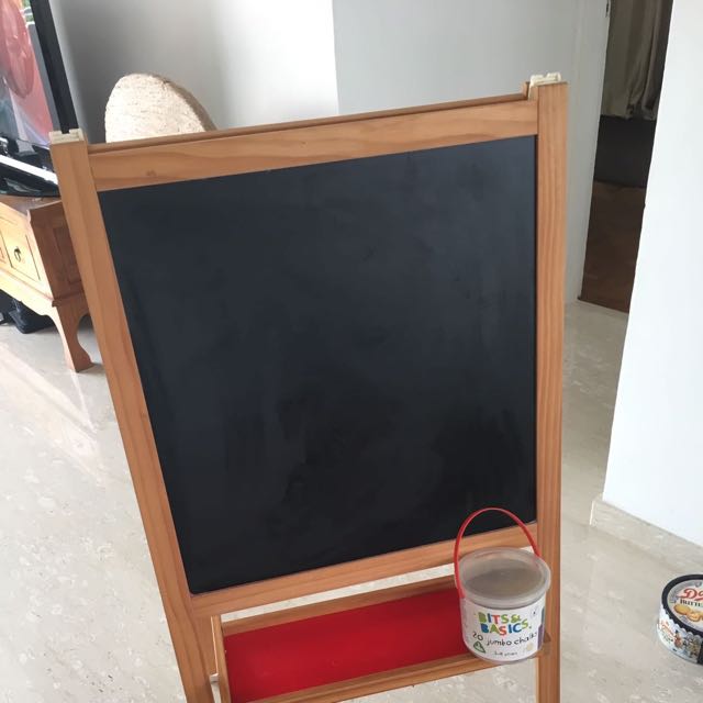 IKEA Easel Chalk & Whiteboard, Babies & Kids, Baby Nursery & Kids