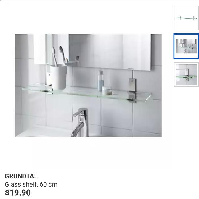 IKEA Grundtal Bathroom Series, Furniture & Home Living, Bathroom