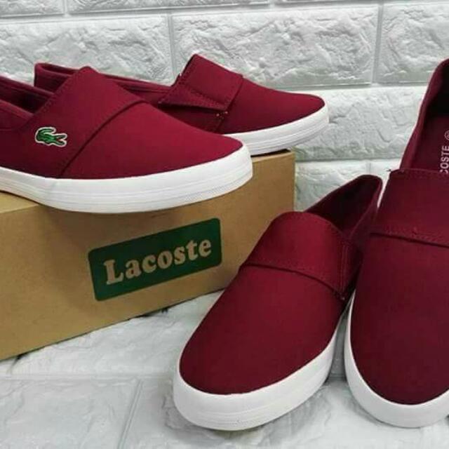 lacoste couple shoes