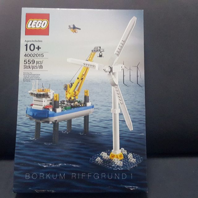 LEGO 4002015 Borkum Riffgrund Wind Turbine CNY Discount Hobbies Toys Toys Games on Carousell