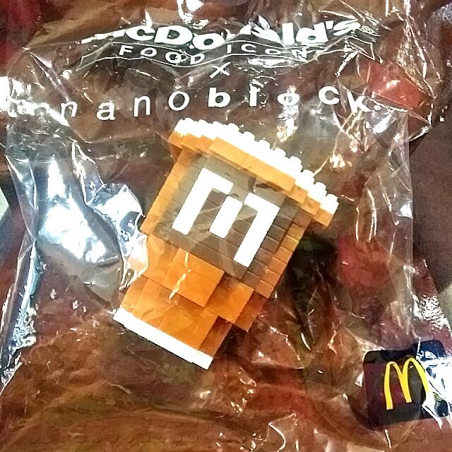 McDonald's Food Icon Nano block McCafe Food Icon, Hobbies & Toys, Toys ...