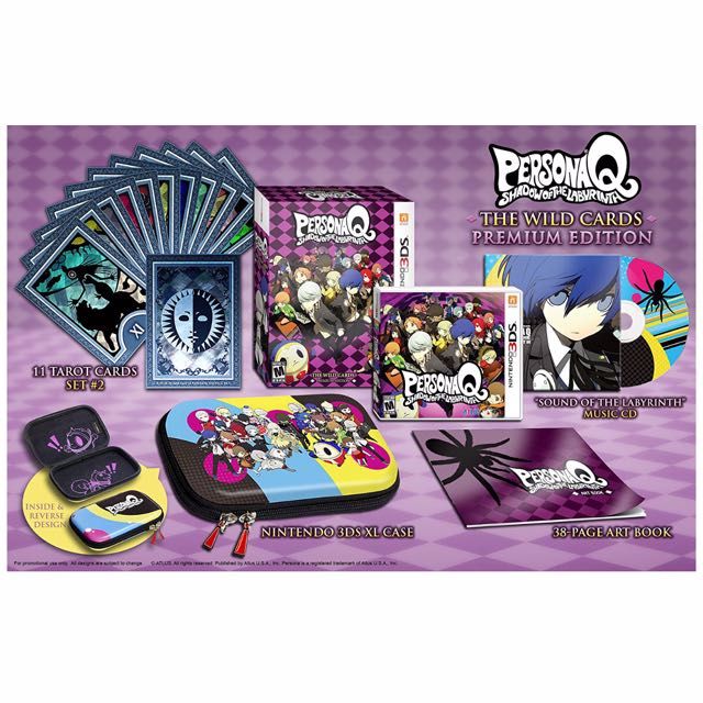 Persona Q Shadow Of The Labyrinth Limited Edition Video Gaming Gaming Accessories In Game Products On Carousell