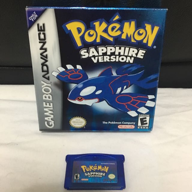 Pokemon Sapphire Gba Cartridge Toys Games Video Gaming Video Games On Carousell
