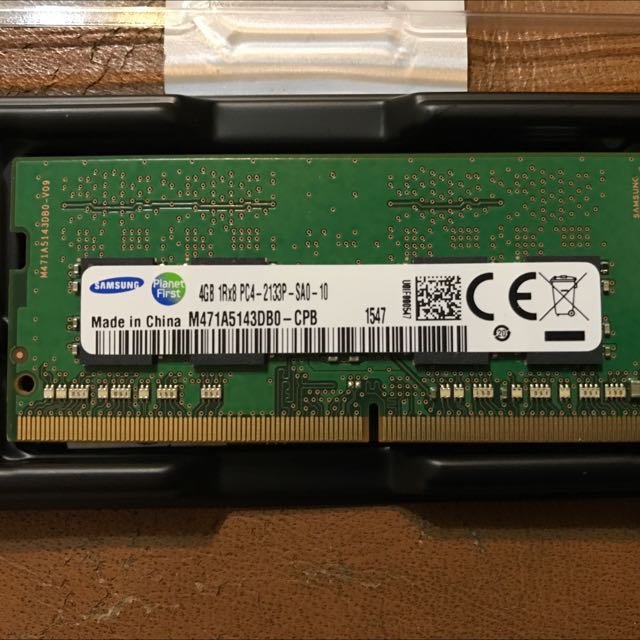 SAMSUNG DDR4 2133 4GB, 電腦及科技產品, 電腦周邊產品, 硬碟及儲存裝置在旋轉拍賣