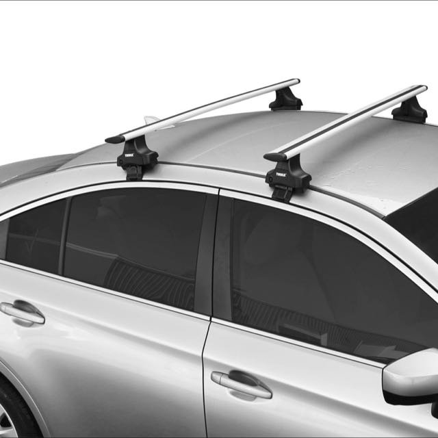 Price Reduced Thule Roof Rack With 1 591 Bicycle Rack Bicycles Pmds Bicycles On Carousell