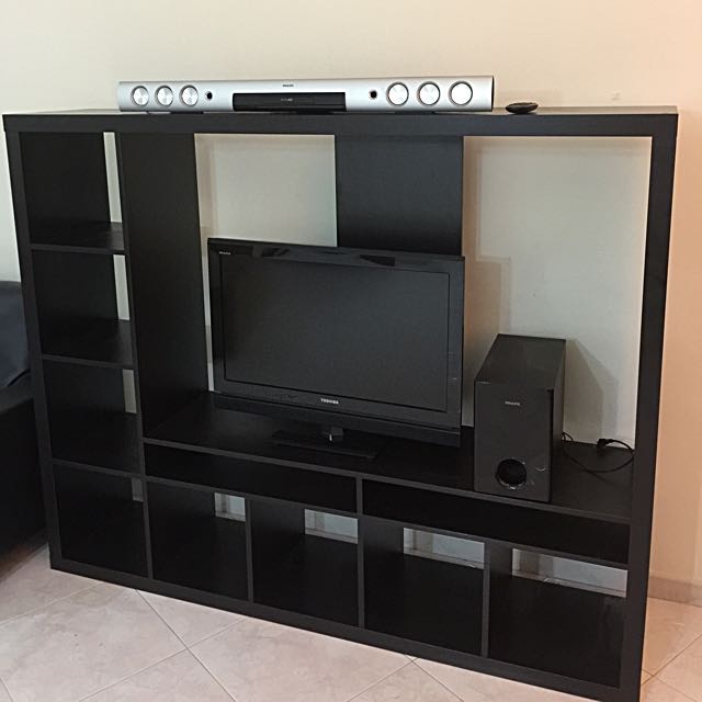 TV Storage unit (Ikea Lappland model brown color), Furniture & Home