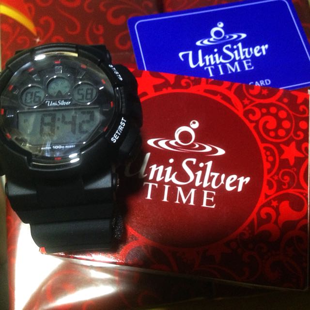 Unisilver top digital watch