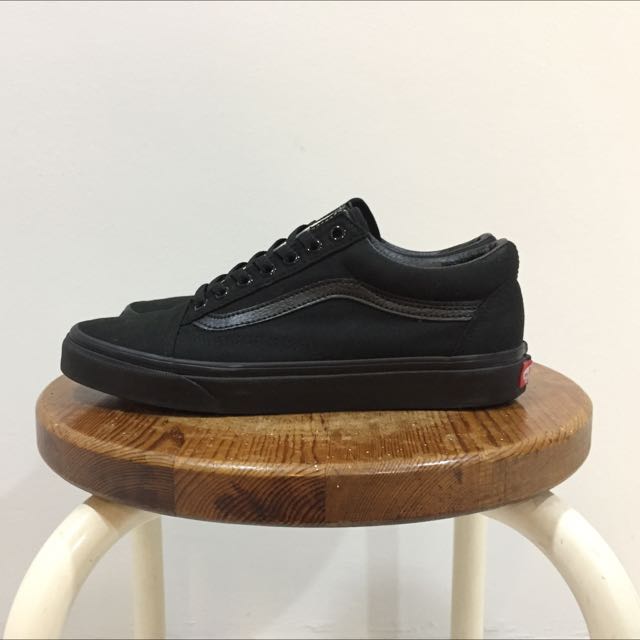 Vans Old Skool (Full Black), Men's Fashion, Footwear, Sneakers on Carousell