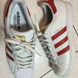 Adidas Superstar Orginal Red White