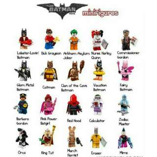 LEGO Minifig Collectible BATMAN MOVIE Series 71017 Vacation Batman