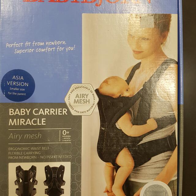 Baby carrier on sale miracle airy mesh