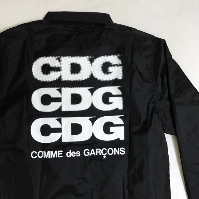 cdg jacket black