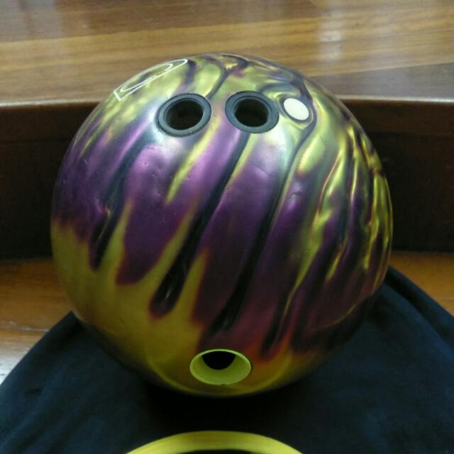 Brunswick Power Groove Reactive Bowling Ball, Sports Equipment, Sports