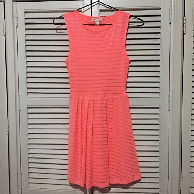 Forever 21 Neon Pink Dress Women S Fashion Clothes Dresses Skirts On Carousell