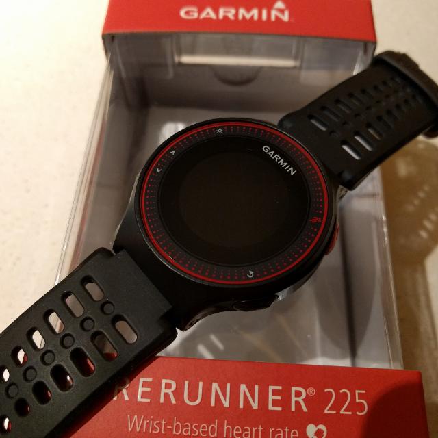 Garmin Forerunner 225 GPS Running Watch With Wrist based Heart Rate And Colour Display Mobile Phones Gadgets Wearables Smart Watches on Carousell