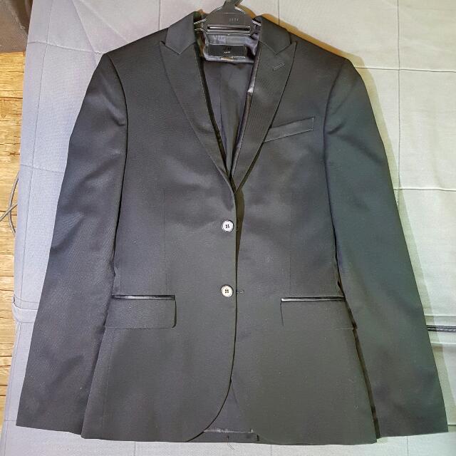 HNM Suit With Pants, Men's Fashion, Bottoms, Trousers on Carousell