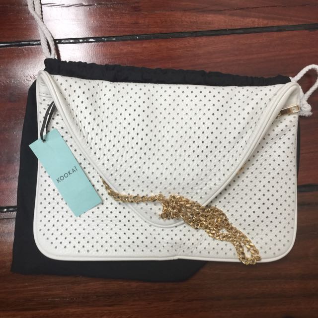 Kookai Utopia Day Clutch White Women S Fashion Bags Wallets On Carou Kookai Utopia Day Clutch White Women S