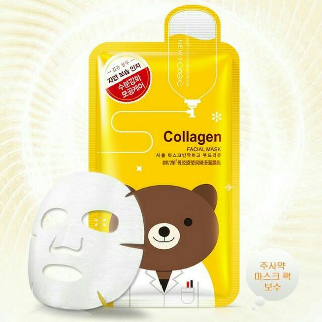 New Rorec Vitamin Collagen Hyaluronic Facial Sheet Mask Original Kesehatan Kecantikan Kulit Sabun Tubuh Di Carousell