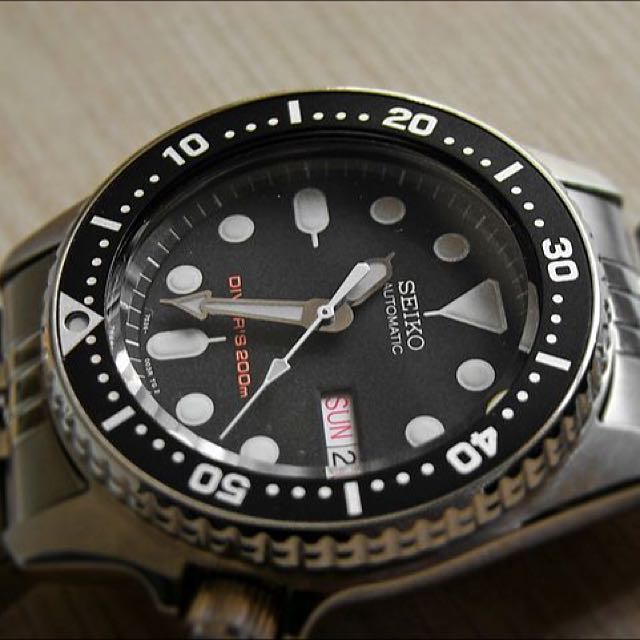 Sale Seiko Automatic Scuba Divers 21 Jewels SKX013 SKX013K SKX013K2 Man Watch