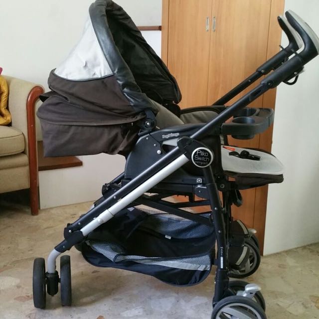 Used Italian Made Pram Peg Perego Piko Switch Compact, Babies & Kids